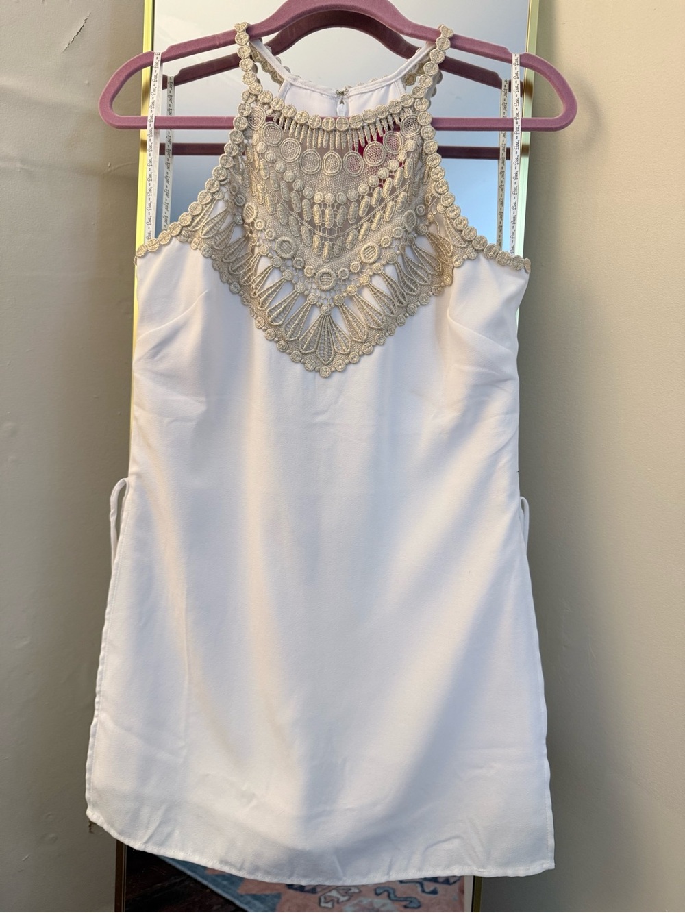 Lilly Pulitzer Pearl Soft Shift Dress in Soft White | Size 0